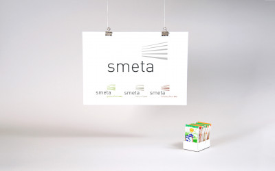 Logo für die Architekten-Partnerschaft smeta, Hamburg